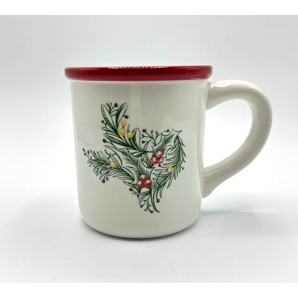 Destination Holiday Texas‎ Holly Mug